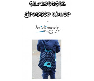 Turnbeutel Großer Adler - Freebook von heidimade